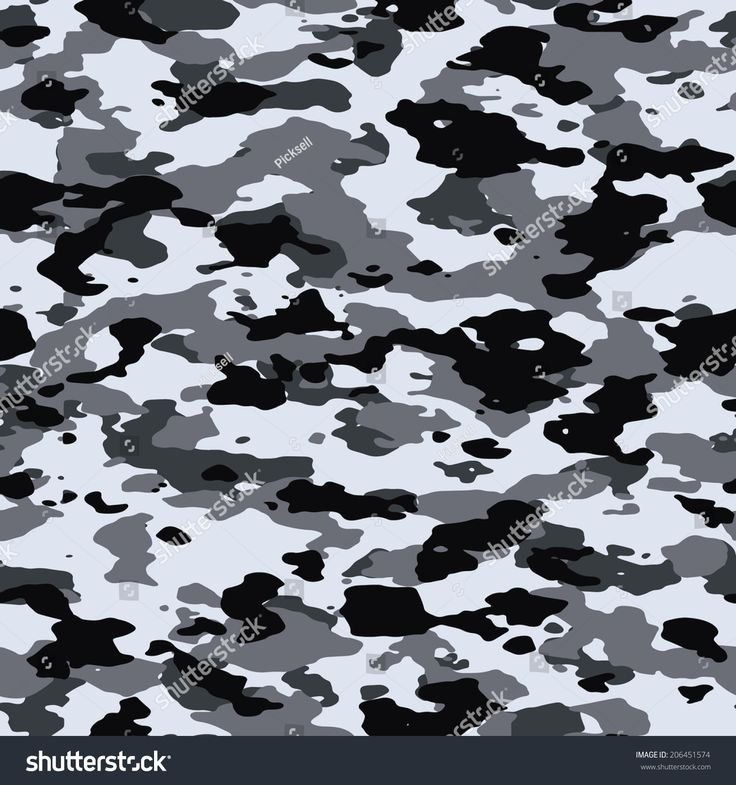 Черно белый камуфляж