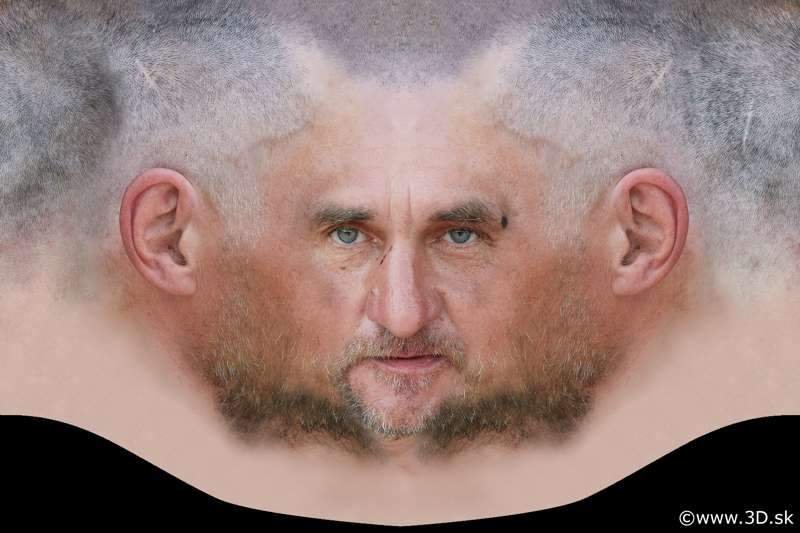 Текстура лица человека