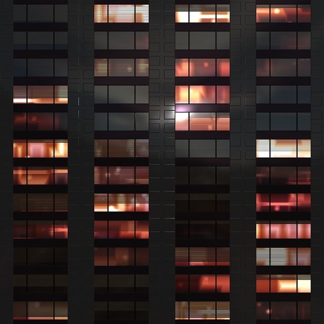 Текстура многоэтажки