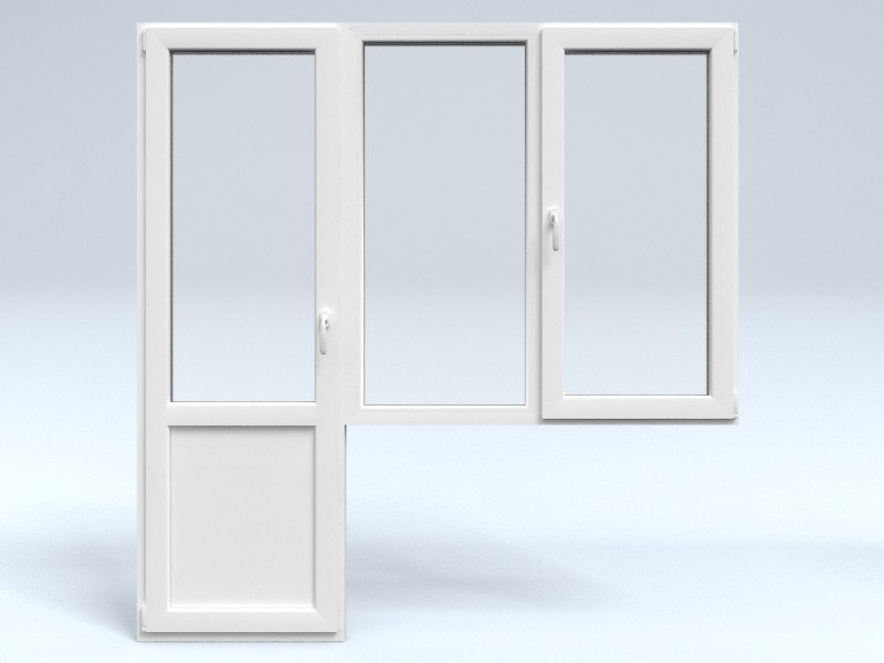 Балконный блок Рехау