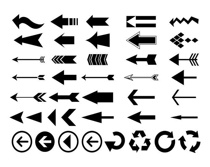 Фигурные стрелки