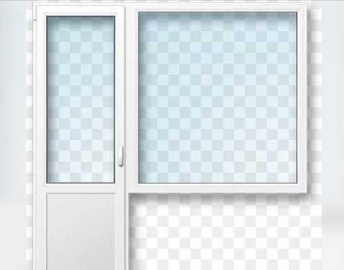 Окно на белом фоне