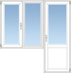 Балконный блок ПВХ