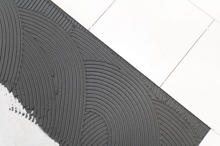 Плитка сверху