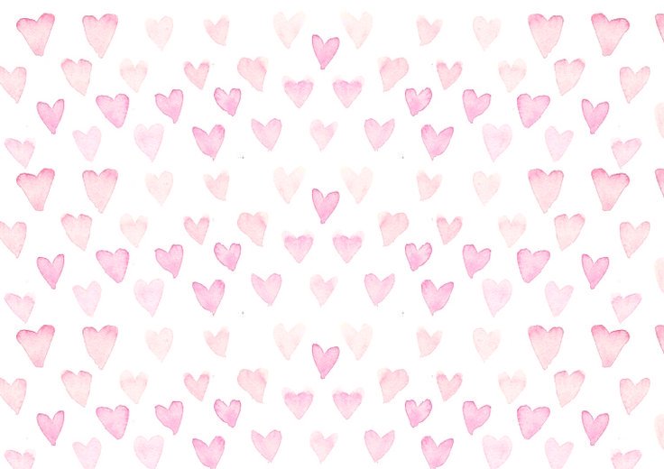 Сердечки фон