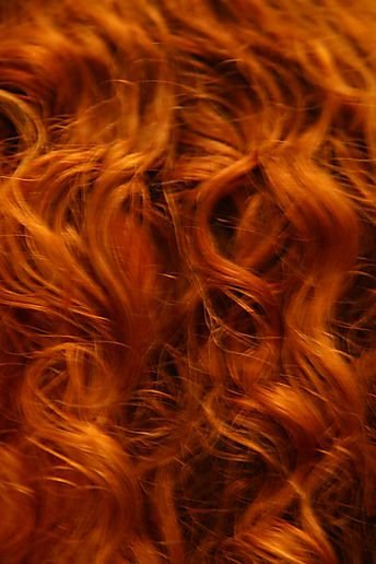 Рыжие волосы текстура