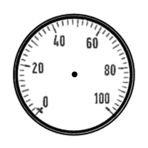 Шкала для потенциометра шаблон