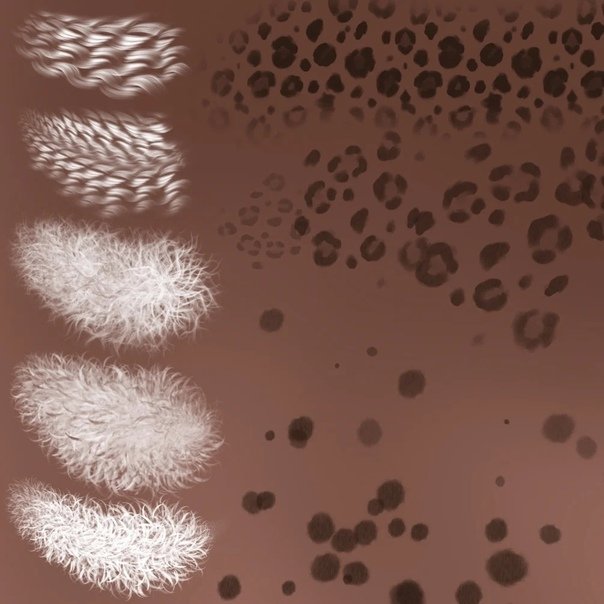 Кисть чешуя Procreate