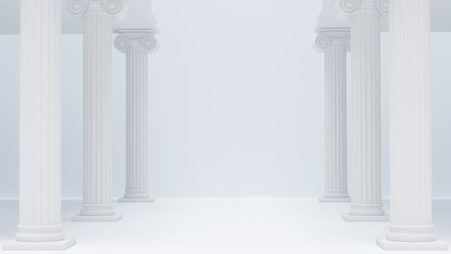 Белые колонны