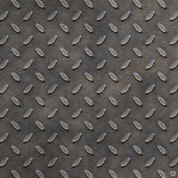 Лист нержавеющий рифленый AISI 304 чечевица