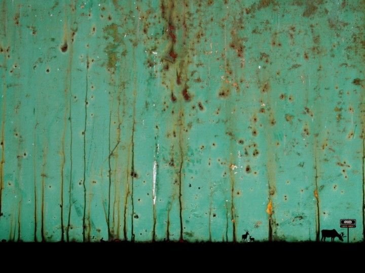 Текстура ржавчина подтеки