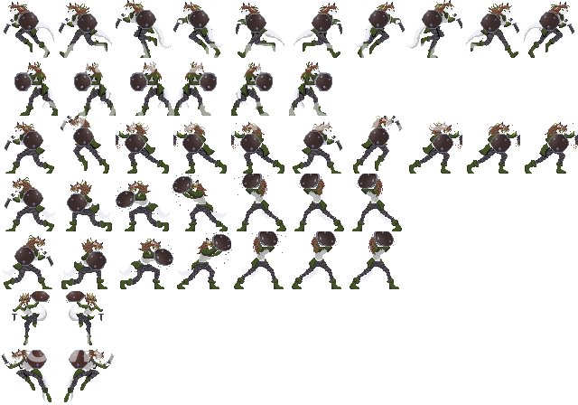 2д спрайты персонажей