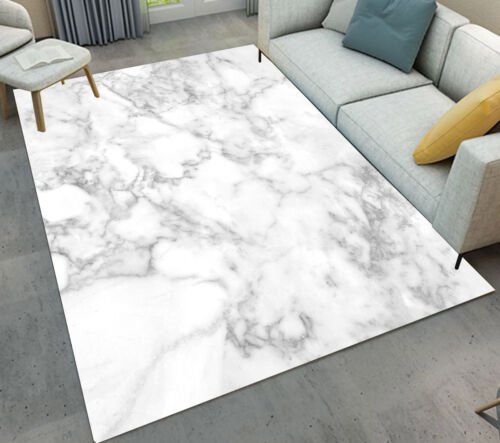 Ковер белый мрамор