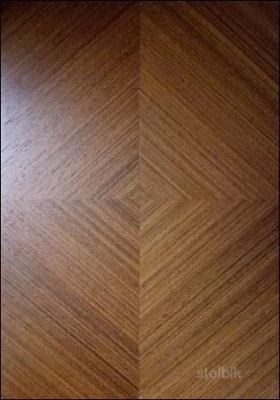 Шпон конвертом