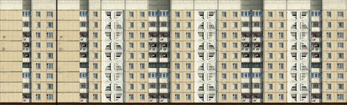 Текстура фасада панельного дома