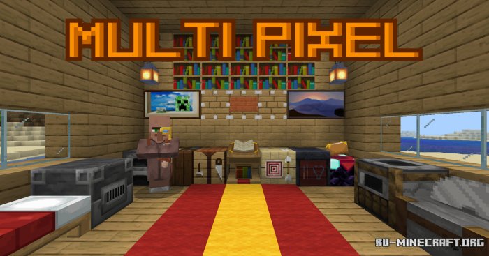 Мульти пиксель для майнкрафт