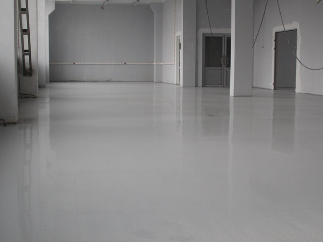 Наливной полимер бетонный пол