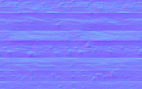 Карта нормалей дерево