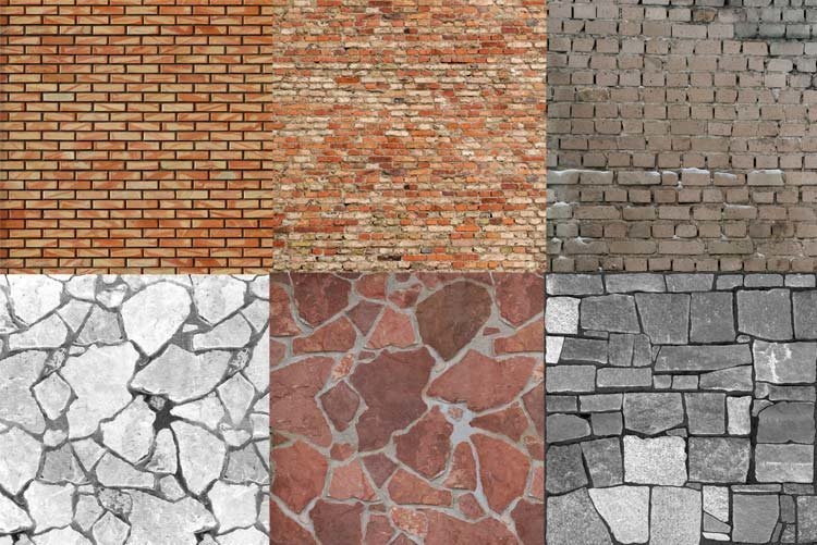 Фактура строительных материалов