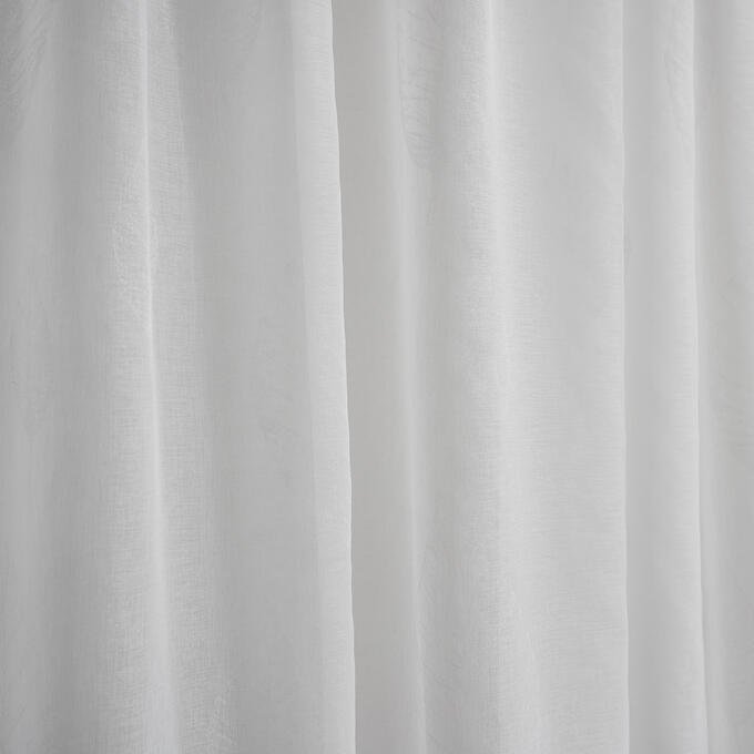 Белая ткань для штор
