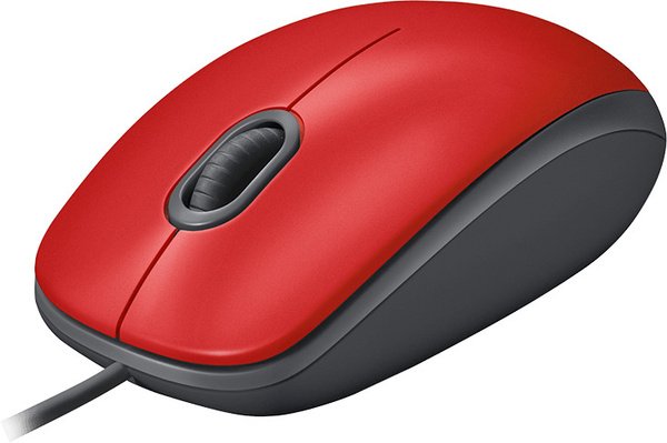 Мышь Logitech m110 Silent Red