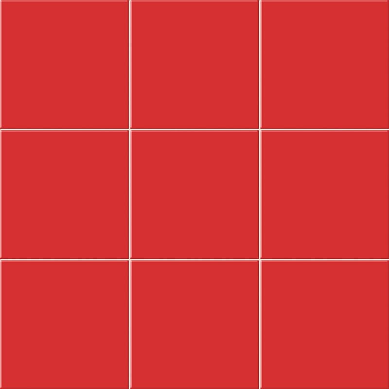 Плитка красные квадраты 20х20