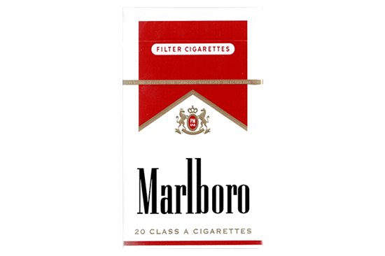 Развертка пачки сигарет Marlboro