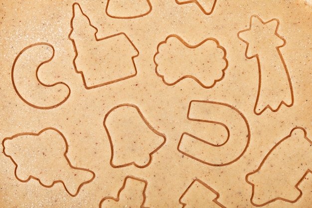 Текстура имбирного печенья