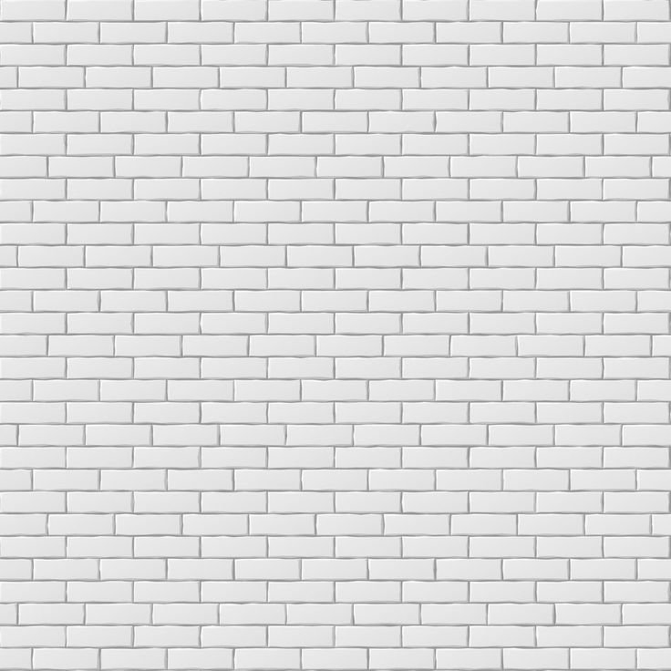 Белая кирпичная стена