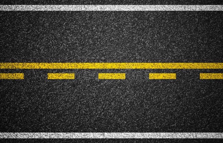 Текстура дороги с разметкой