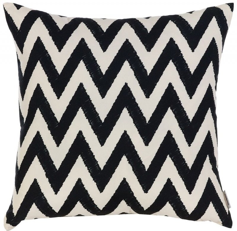 Подушка черно белая