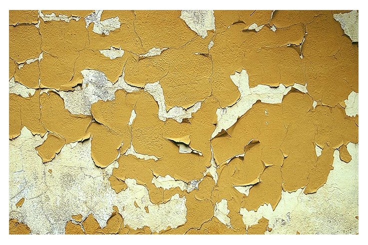 Облупившаяся краска на стене