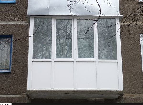 Балкон французский пластиковый