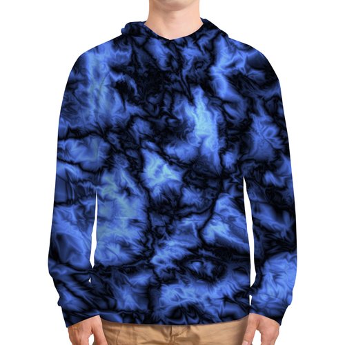 Фото кофты с пятнами голубая