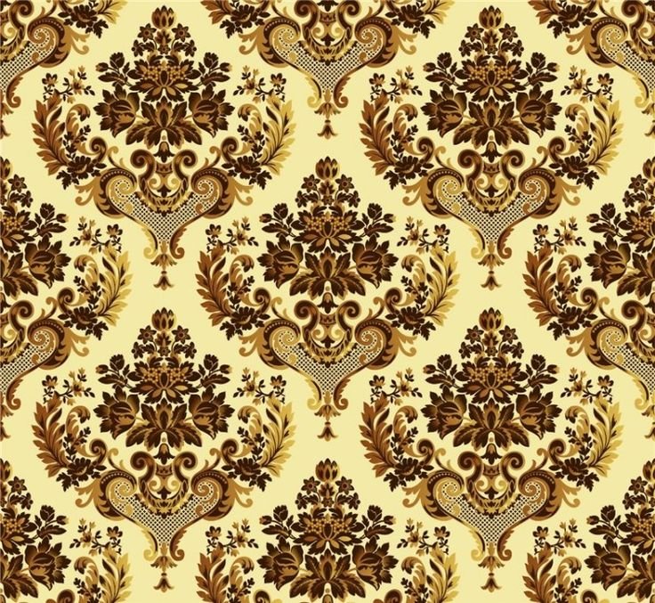 Ткань с золотым орнаментом