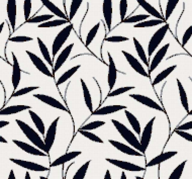 Орнамент листья