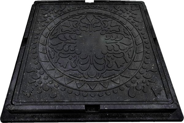 Люк квадратный полимерный 700х700