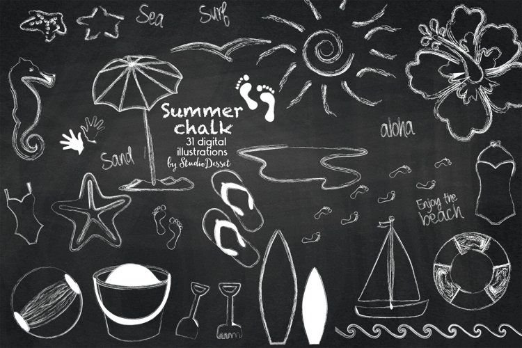 Рисунки на меловой доске