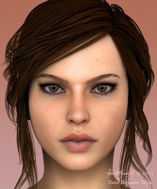 Лара Крофт макияж