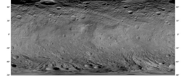 Миранда Спутник урана текстура