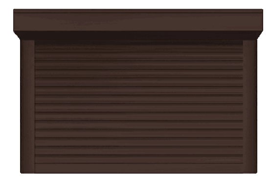 Роллет коричневый Алютех 77