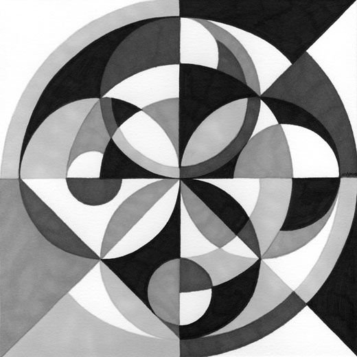 Абстрактные геометрические композиции