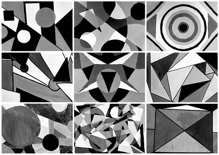 Ахроматическая композиция и хроматическая композиция