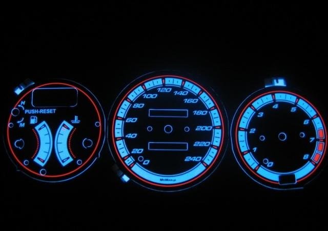 Шкалы приборов Мазда 323