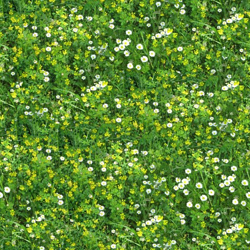 Мавританский газон сверху