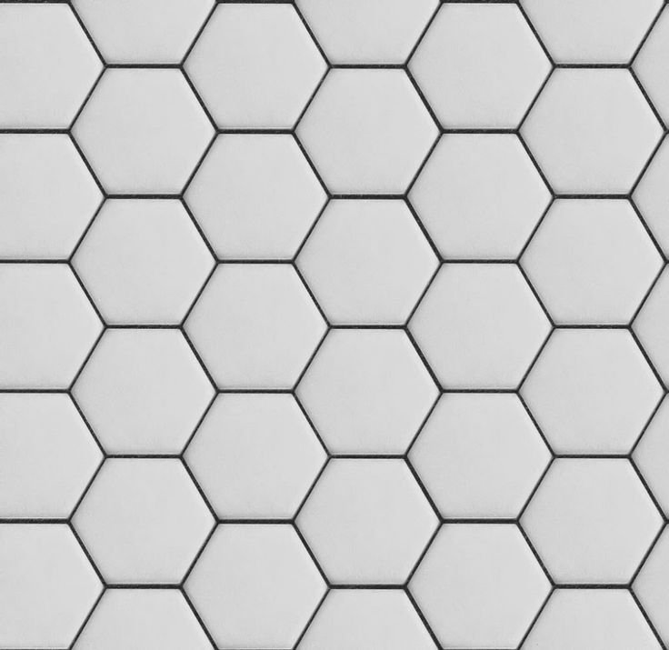 Мозаика Гексагон белая