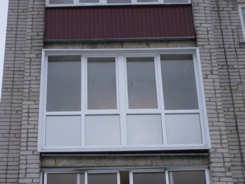 Матовое стекло на лоджии