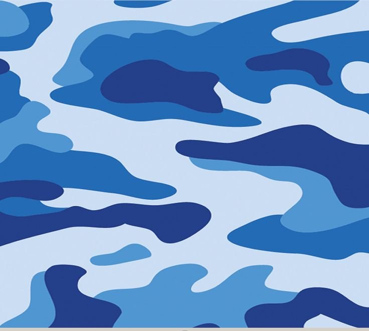 Бело синий камуфляж
