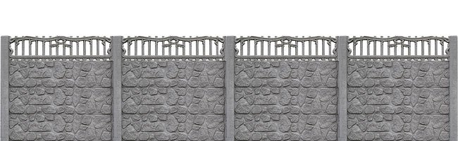 Бетонный забор СССР по-2