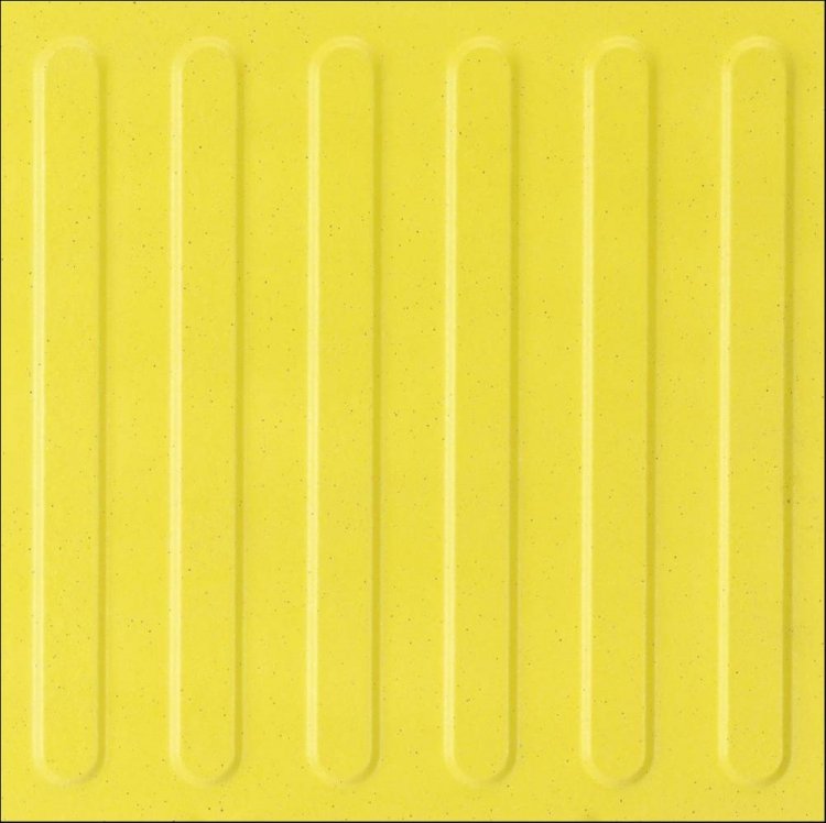 Тактильная плитка полиуретан (ТПУ), 500х500,полоса